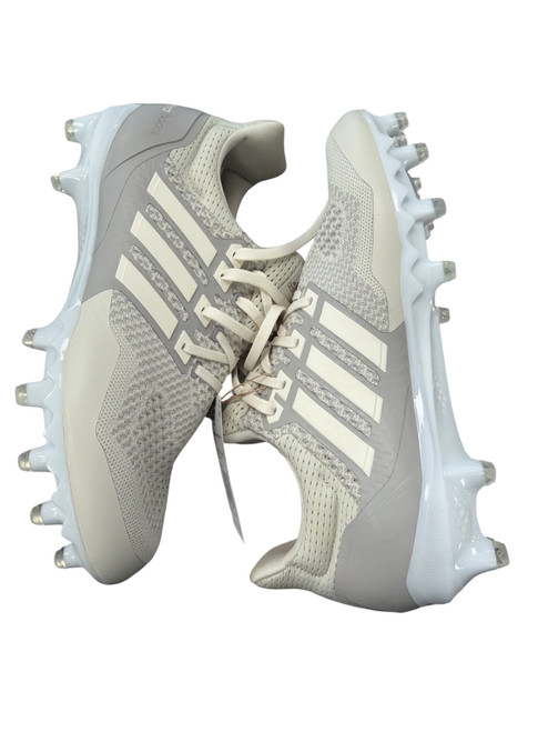 Vist Large View of Product Image Which is Used Adidas Adult FB Cleats White Senior 8.5
