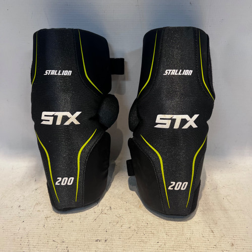 Vist Large View of Product Image Which is Used STX STALLION 200 ARM PADS Lacrosse Arm Pads/Guards Black MD