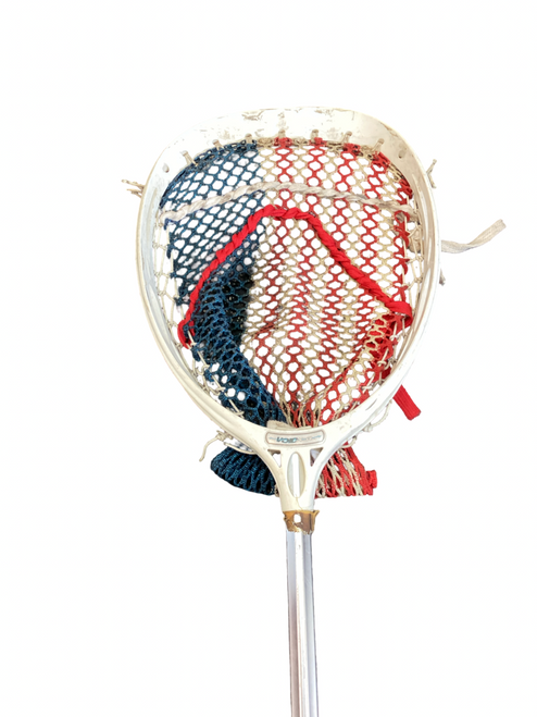 Vist Large View of Product Image Which is Used Warrior VOID NOZ Mens Goalie Stick White