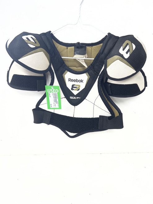 Vist Large View of Product Image Which is Used Reebok CROSBY Junior Shoulder Pads SM