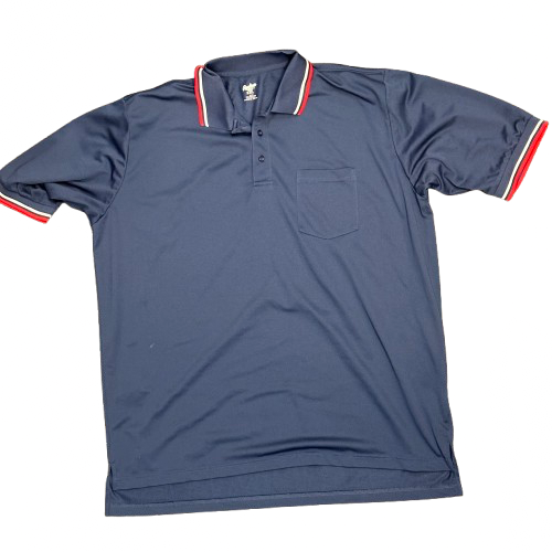 Vist Large View of Product Image Which is Used Rawlings UMPIRE SHIRT Umpire Accessories Navy Blue 2X