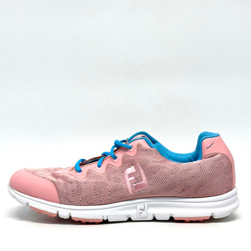 Vist Large View of Product Image Which is Used Foot Joy M20 Womens Golf Shoes Pink Senior 8