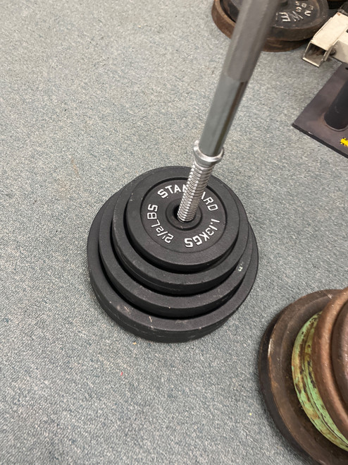 Vist Large View of Product Image Which is Used Standard Weight Set 100 lb