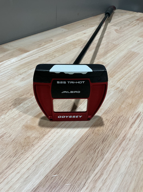 Vist Large View of Product Image Which is Used Odyssey S2S TRI-HOT JAILBIRD Mens Putter RH