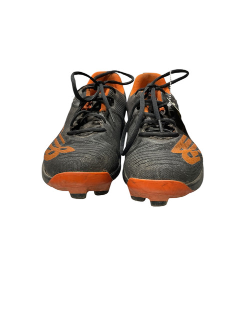 Vist Large View of Product Image Which is Used New Balance BB CLEATS BB/SB Cleats Black And Orange Senior 7.5