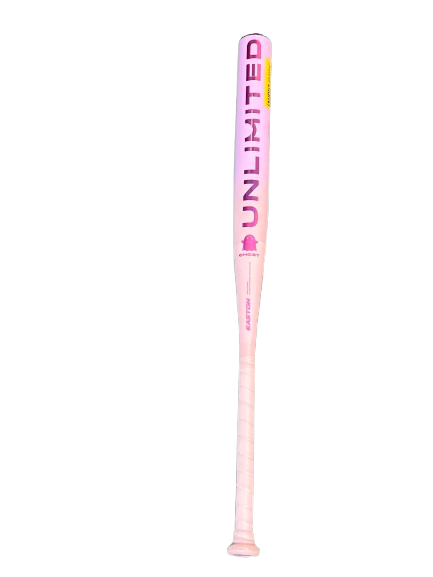Vist Large View of Product Image Which is Used Easton 2026 GHOST UNLIMITED DB EXT 33IN -11 BB/SB Fastpitch Bat Pink 33"
