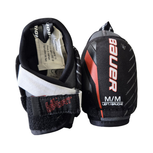 Vist Large View of Product Image Which is Used Bauer LIL SPORT ELBOW PADS YTH M Youth Elbow Pads MD