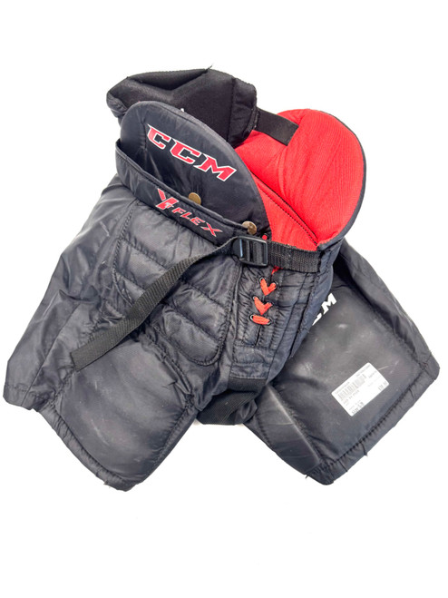 Vist Large View of Product Image Which is Used CCM YT-FLEX Youth Goalie Pant Black S/M