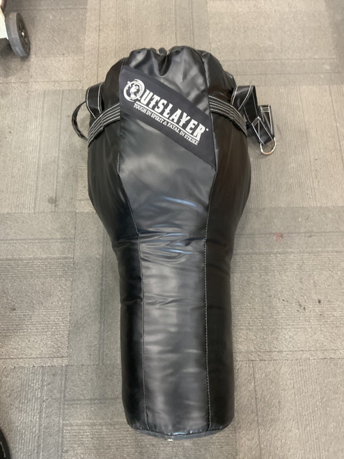 Vist Large View of Product Image Which is Used OUTSLAYER MUAY THAI HEAVY BAG Boxing Heavy Bag Black 100 lb