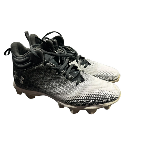 Vist Large View of Product Image Which is Used Under Armour LAX Cleats Mens Grey Senior 9.5