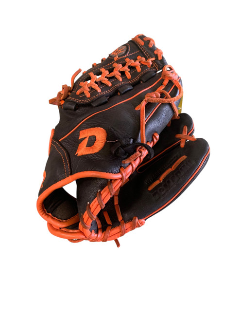 Vist Large View of Product Image Which is Used Demarini INSANE BB/SB Glove RH Throw Black 11 3/4"