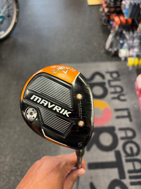 Vist Large View of Product Image Which is Used Callaway MAVRIK Mens Fairway Wood RH 5 Wood