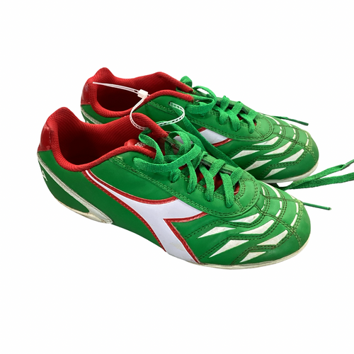Vist Large View of Product Image Which is Used Diadora Soccer Cleats Green Junior 04.5