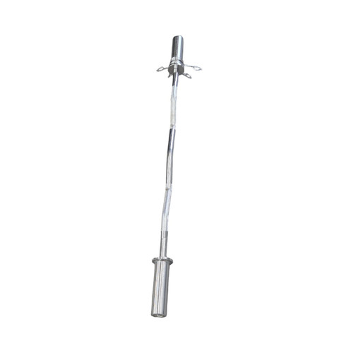 Vist Large View of Product Image Which is Used Exercise Olympic Curl Bar 5Ft