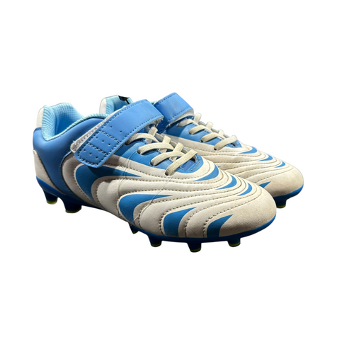 Vist Large View of Product Image Which is Used BodiRocker Soccer Cleats Royal Blue Junior 03.5