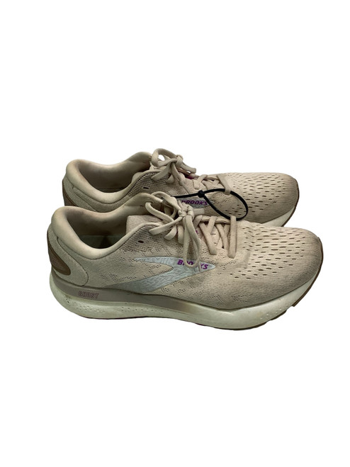 Vist Large View of Product Image Which is Used Brooks GHOST WMNS RUNNING SHOES Running/X-Train Shoes W Tan Senior 9.5