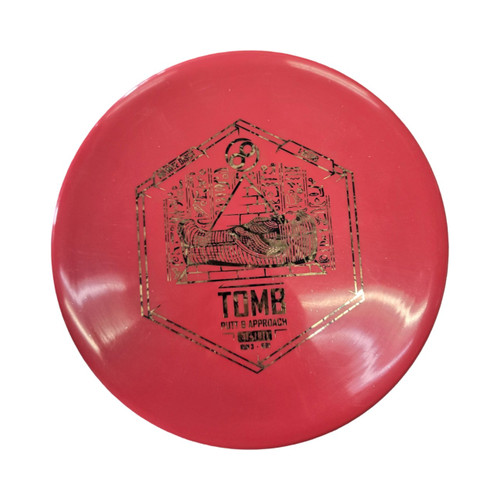 Vist Large View of Product Image Which is Used Infinite Discs TOMB PUTTER Disc Golf Putter Red