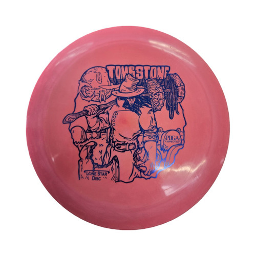 Vist Large View of Product Image Which is Used Lone Star Disc TOMBSTONE DRIVER Disc Golf Driver Red