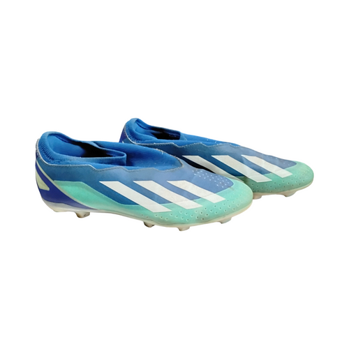 Vist Large View of Product Image Which is Used Adidas CRAZYFAST Soccer Cleats Royal Blue Senior 9.5
