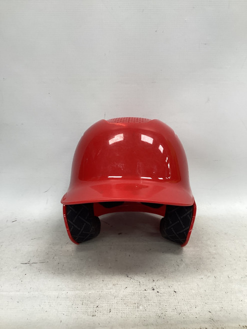 Vist Large View of Product Image Which is Used Evoshield INT RED Batting Helmet No Mask Red One Size
