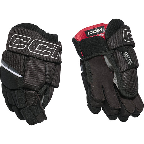 Vist Large View of Product Image Which is New CCM 2026 NEXT YT 8" BK/WT GLOVES