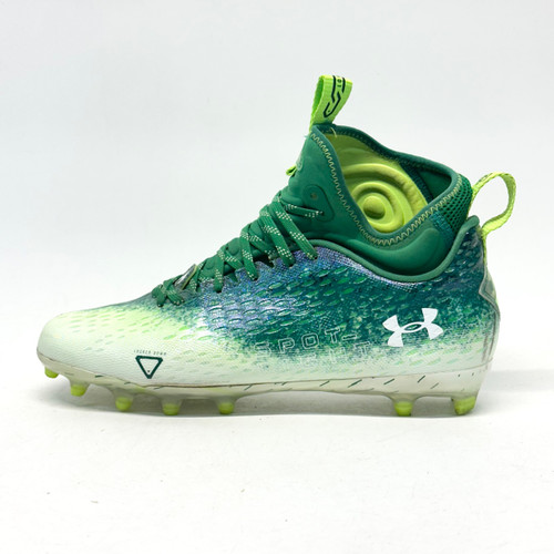 Vist Large View of Product Image Which is Used Under Armour SPOTLIGHT LUX 2.0 Adult FB Cleats Green Senior 10.5