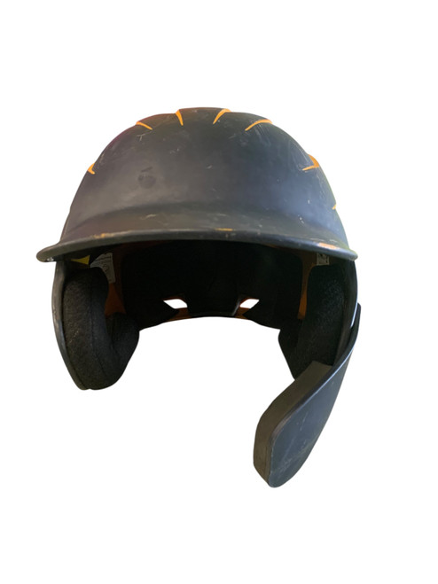 Vist Large View of Product Image Which is Used BoomBah CFLAP Batting Helmet w/Mask Navy Blue SM