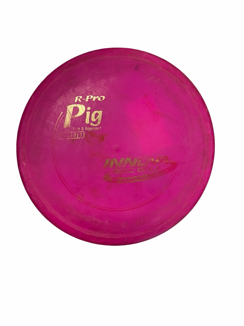 Vist Large View of Product Image Which is Used Innova PIG Disc Golf Mid Range Pink