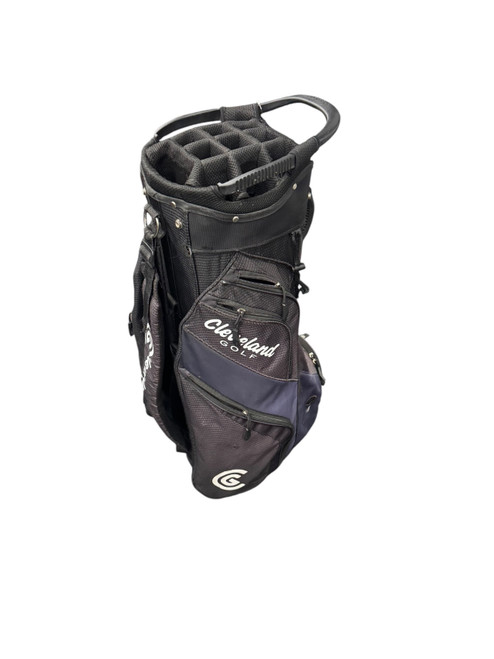 Vist Large View of Product Image Which is Used Cleveland BLACK CART Mens Cart Bag Black
