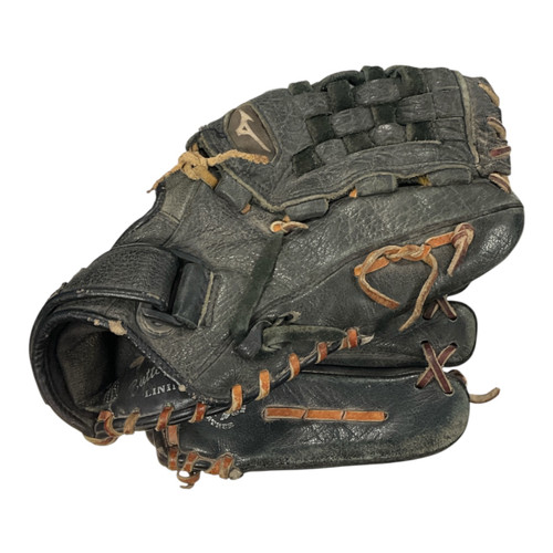 Vist Large View of Product Image Which is Used Mizuno BLACK MITT BB/SB Glove RH Throw Black 11 1/2"