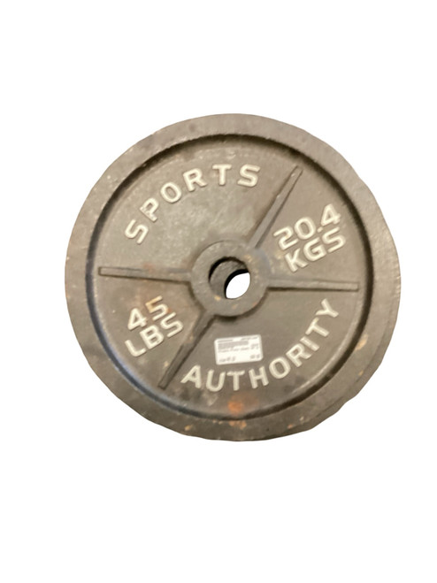 Vist Large View of Product Image Which is Used Olympic Plate (Each) 45 lb