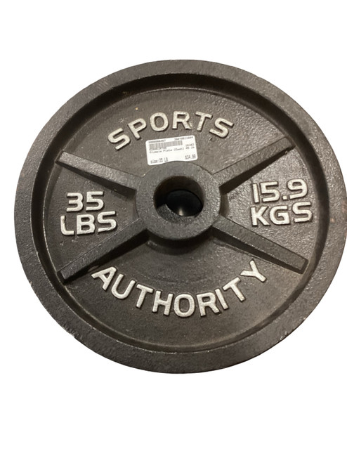 Vist Large View of Product Image Which is Used Olympic Plate (Each) 35 lb