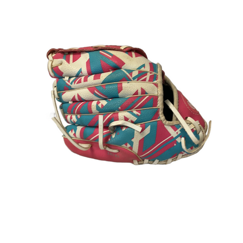 Vist Large View of Product Image Which is Used Rawlings REMIX T BALL BB/SB Glove T-ball Pink 9"
