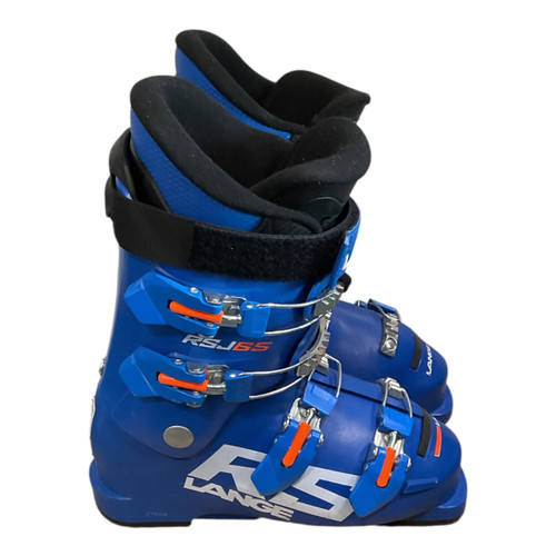 Vist Large View of Product Image Which is Used Lange RSJ6S Boys DH Ski Boot Royal Blue 235 MP - J05.5 - W06.5