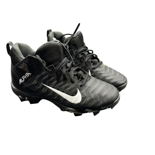 Vist Large View of Product Image Which is Used Nike ALPHA CLEAT BB/SB Cleats Black Junior 04.5