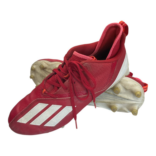 Vist Large View of Product Image Which is Used Adidas Adult FB Cleats Red Senior 9.5