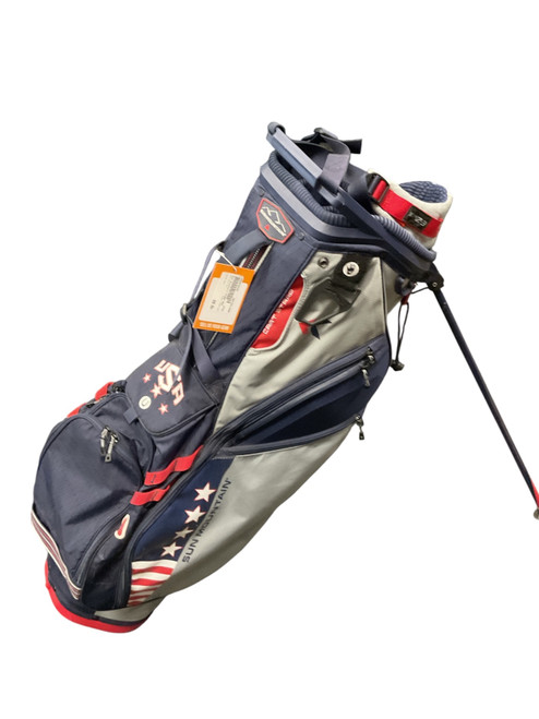 Vist Large View of Product Image Which is Used Sun Mountain STAND BAG Mens Stand Bag Red