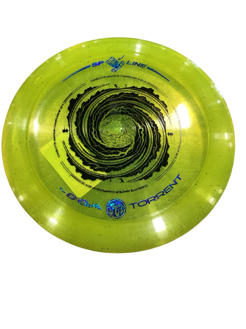 Vist Large View of Product Image Which is Used DGA TORRENT Disc Golf Driver Yellow 169g