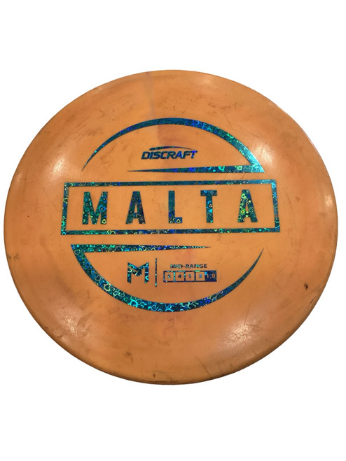 Vist Large View of Product Image Which is Used Discraft MALTA Disc Golf Mid Range Orange 180g