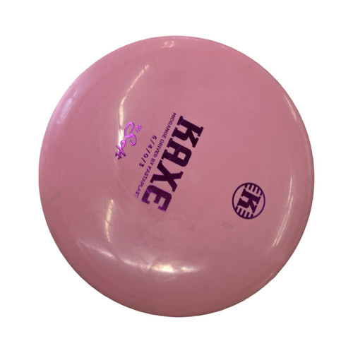 Vist Large View of Product Image Which is Used Kastaplast KAXE Disc Golf Mid Range Pink