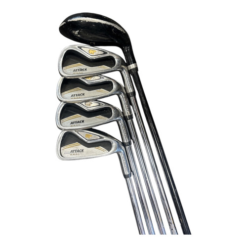 Vist Large View of Product Image Which is Used Golden Bear BEAR ATTACK HI MOI Mens Package Set RH None 5 Piece