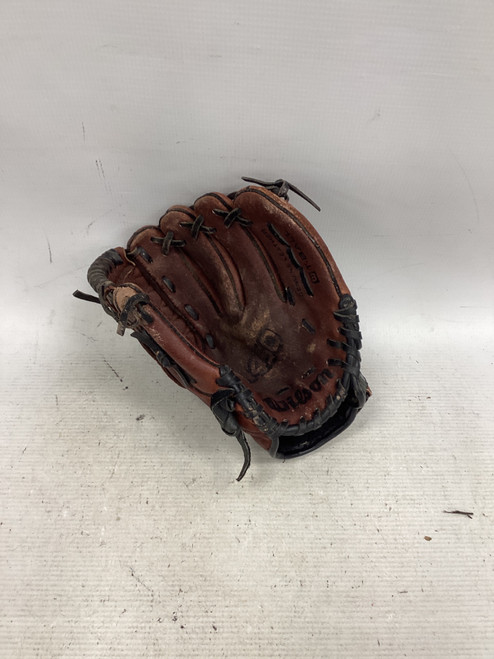 Vist Large View of Product Image Which is Used Wilson A450 BB/SB Glove T-ball Brown 10"