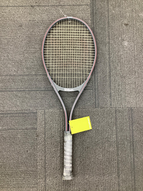 Vist Large View of Product Image Which is Used Wilson AMERICAN ACE Adult Tennis Racquet Grey 4 1/4"