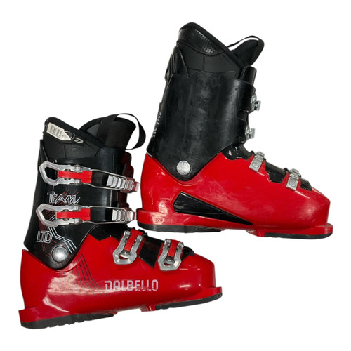 Vist Large View of Product Image Which is Used Dalbello TEAM LTD Boys DH Ski Boot Red 235 MP - J05.5 - W06.5
