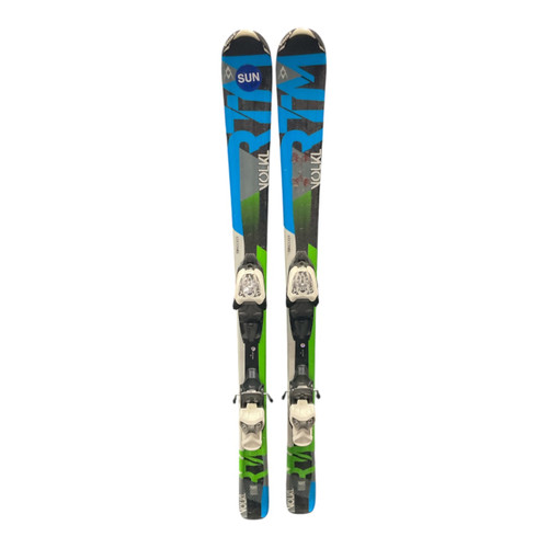 Vist Large View of Product Image Which is Used Volkl RTM Boys DH Ski/Binding Black 120 cm
