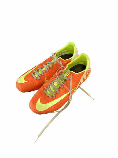 Vist Large View of Product Image Which is Used Nike Soccer Cleats Orange Senior 7