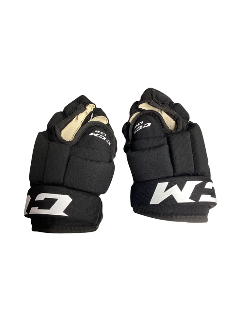 Vist Large View of Product Image Which is Used CCM LTP Youth Gloves Black 9"