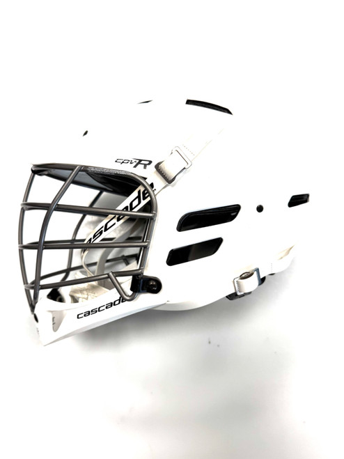 Vist Large View of Product Image Which is Used Cascade CASCADE CPVR Lacrosse Helmet White XS
