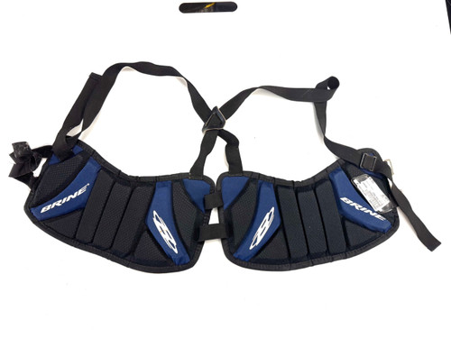 Vist Large View of Product Image Which is Used Brine RIB PADS Lacrosse Rib Pads Black SM