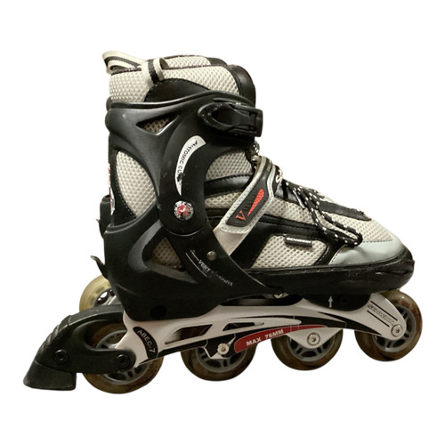 Vist Large View of Product Image Which is Used Schwinn ADJUSTABLE 8-9.5 Senior Rec Fitness Skates Black Adjustable